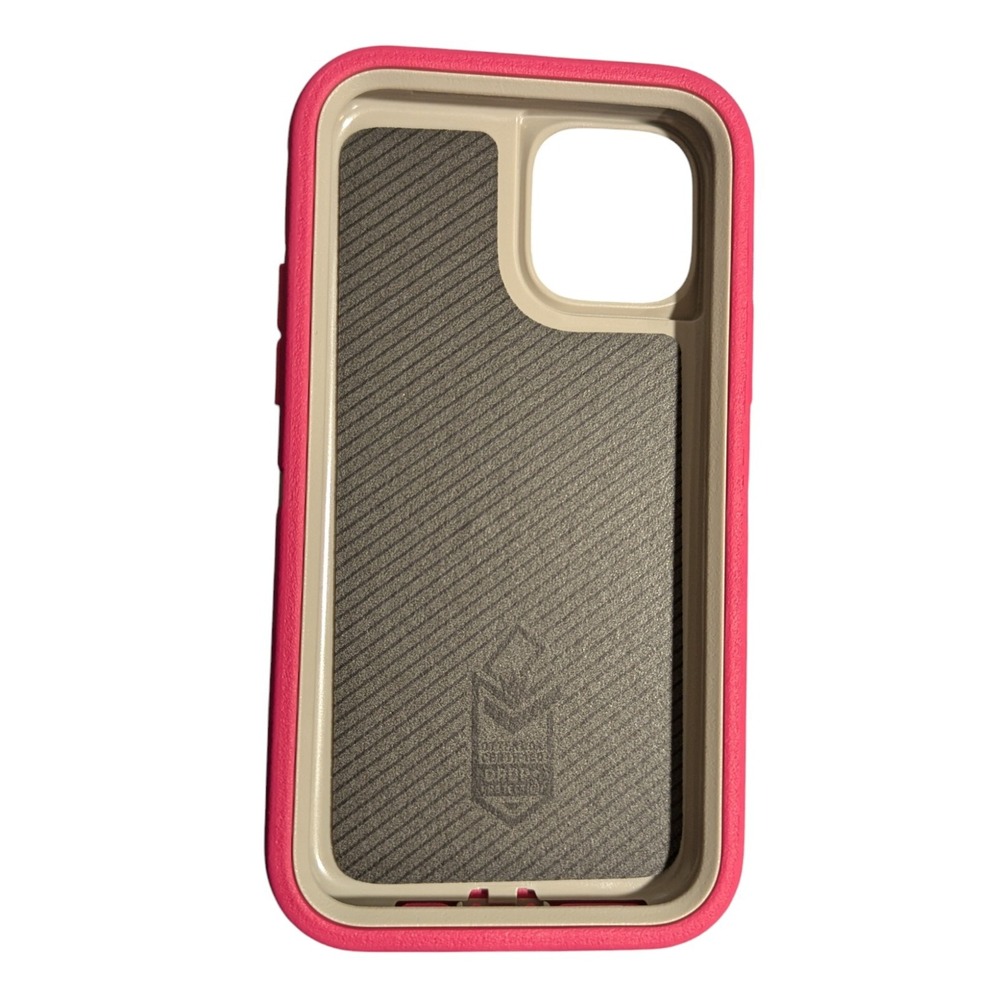 H1. Otterbox Defender Series Case iPhone 11 Pro, Pink/Gray "OB" Re-pack - Picture 2 of 4